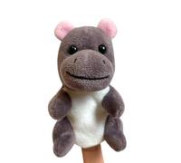 Marionnettes avec animaux, Marionnettes avec animaux | Marionnettes d'hippopotame | Jolies amis du zoo Marionnettes à la main en peluche Marionnettes de tigre Marionnettes à doigts sur le thème du