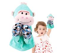 Marionnettes d'animaux, marionnettes à main - Boxing Animal Hand Puppet avec sons et action, Toy Plush Plush Releged Educational Play Storytelling pour