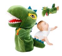 Marionnettes de dinosaure - Jouet de marionnettes à main de dinosaure - Marionnettes pour enfants | Heure de l'histoire Fingente Plays Puppet, Adorable jouet en peluche de dinosaures, marionnettes