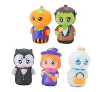 Marionnettes de fête d'halloween - Marionnettes à Doigts Mignonnes, Ensemble de Jouets interactifs | 5X Marionnettes d'halloween pour remplir des Sacs de friandises, Jeu imaginatif pour, parfa