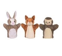 Marionnettes Écureuil, Lapin Et Hérisson Multicolore TU