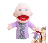 Marionnettes familiales, marionnettes familiales pour enfants - Marionnette interactive de jeu de simulation, marionnette de maison scolaire avec bouche mobile pour filles et garçons