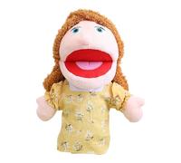 Marionnettes familiales, marionnettes familiales pour | Marionnette à la maison de l’école | Marionnette en peluche douce pour raconter des histoires, spectacles de théâtre avec bouche mobile pour fil