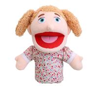 Marionnettes familiales, marionnettes familiales pour | Marionnette à la maison de l’école | Marionnette en peluche douce pour raconter des histoires, spectacles de théâtre avec bouche mobile pour fil