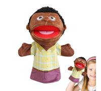 Marionnettes familiales, marionnettes familiales pour | Marionnette à la maison de l’école | Marionnette en peluche douce pour raconter des histoires, spectacles de théâtre avec bouche mobile pour fil