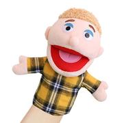 Marionnettes familiales - Peluche pour raconter des Histoires - de Jeu de rôle Interactive - Maison d'école avec Bouche Mobile pour Filles et pour Les Filles - Émotions, Bonheur