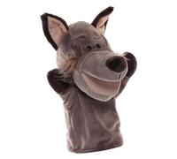 Marionnettes ¿¿ main d'animaux, peluche 25 cm, marionnette ¿¿ doigt, style dessin anim¿¿, accessoire de th¿¿atre pour enfants, Grand M¿¿chant Loup