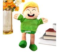 Marionnettes pour , peluches mignonnes avec expressions émotionnelles | marionnettes à la main en peluche humaines | pour la famille, la maison, l'école, les fêtes, les jeux de rôle