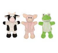 Marionnettes Vache Cochon Grenouille Blanc TU
