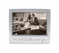 MARIPOSA He Asked. She Said Yes Cadre argenté 10,2 x 15,2 cm