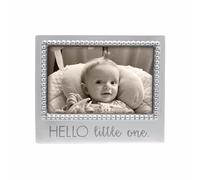 MARIPOSA Little One Cadre perlé en Aluminium moulé de Sable recy rgenté 10 x 15 cm