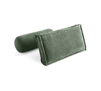 Marisol - lot de deux coussins de dossier - velours texturé - Vert