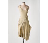 marithe & francois girbaud robes femme de couleur beige 38