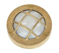 Maritime Extérieur Lampe en Laiton Inoxydable IP64 Ø14cm G9 Schiffslampe Mur Au