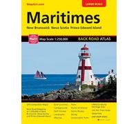 Maritimes Canada Back Road Atlas | Canadian Cartographics Corporation
