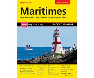 Maritimes Canada Back Road Atlas | Canadian Cartographics Corporation