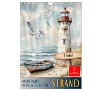 Maritimes Vergnügen am Strand (Wandkalender 2026 DIN A4 hoch), CALVENDO Monatskalender: Wellen, Wind, Sand, Sonne, Regen - was will man mehr.