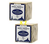 Marius Fabre - SAVON DE MARSEILLE ˆ l'huile d'olive, 200 Gr - Lot de 2 Cubes 200 Gr