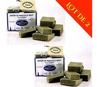Marius Fabre - Savon de Marseille Brut à la Coupe 1kg à l'Huile d'Olive - LOT DE 2 - soit 2 kg de savons à la coupe 10 pièces