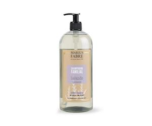 MARIUS FABRE -Shampoing Parfumé à la Lavande - A Base d'Huiles Végétales - Extrait Naturel de Lavande - Origine France Garantie - Flacon Pompe 1L