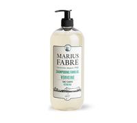 MARIUS FABRE - Shampoing Parfumé à la Verveine - A Base d'Huiles Végétales - Extrait Naturel de Fleurs et Feuilles de Verveine - Origine France Garantie - Flacon Pompe 1L