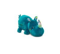 LILLIPUTIENS - Mini Personnage Marius Le rhinocéros - Peluche en Tissu Douce et Mignonne pour Enfants - Stimule la motricité Fine et l’Imagination - Jouet éducatif collectionnable dès 2 Ans - 83136