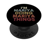 Mariya Name Mariya Personalized Name First Given PopSockets PopGrip Adhésif