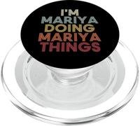 Mariya Name Mariya Personalized Name First Given PopSockets PopGrip pour MagSafe
