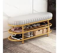 MARIYCH Banc de rangement en simili cuir, banc à chaussures d'entrée et ottomane pour chambre à coucher et salon, élégant bout de lit avec rangement, parfait pour l'organisation de la maison