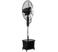 MARIYCH Ventilateur brumisateur extérieur, ventilateurs industriels de Patio à 3 vitesses for l'extérieur, hauteur réglable, Oscillation à 90 ° for l'extérieur(Diameter 71cm)
