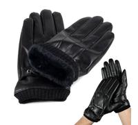 Marjoramy Gants Hiver Tactile Imperméable Chaud Cuir Synthétique | Écran tactile 360° · Déperlant · Maintien de chaleur · Coupe-vent · Ergonomique · Doublure polaire