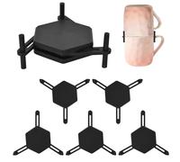 Marjoramy Lot De 6 Organisateur De Tasses À Café,Empileur De Tasse À Café,Support Tasse A Cafe Empilable,Porte Mug,Rangement Tasse, Pour Tasses À Thé Et Tasses À Café