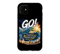 Mark 16:15 Go Into All The World and Preach The Gospel Coque pour iPhone 11