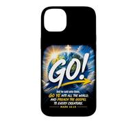 Mark 16:15 Go Into All The World and Preach The Gospel Coque pour iPhone 14 Plus