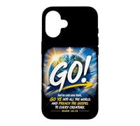 Mark 16:15 Go Into All The World and Preach The Gospel Coque pour iPhone 16