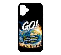 Mark 16:15 Go Into All The World and Preach The Gospel Coque pour iPhone 16 Plus
