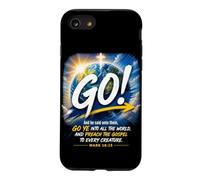 Mark 16:15 Go Into All The World and Preach The Gospel Coque pour iPhone SE (2020) / 7/8