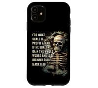 Mark 8:36 What Shall If Profit - Eternity Verse Warning Coque pour iPhone 11