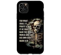 Mark 8:36 What Shall If Profit - Eternity Verse Warning Coque pour iPhone 11 Pro Max