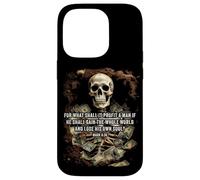 Mark 8:36 What Shall If Profit - Eternity Verse Warning Coque pour iPhone 14 Pro