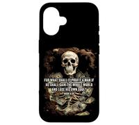 Mark 8:36 What Shall If Profit - Eternity Verse Warning Coque pour iPhone 16
