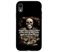 Mark 8:36 What Shall If Profit - Eternity Verse Warning Coque pour iPhone XR