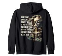 Mark 8:36 What Shall If Profit - Eternity Verse Warning Sweat à Capuche