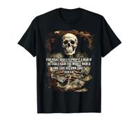 Mark 8:36 What Shall If Profit - Eternity Verse Warning T-Shirt