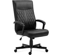 MARK ADLER Boss 3.2 | Chaise de bureau ergonomique Fauteuil pivotant | Accoudoirs Réglable en hauteur Fonction bascule Pivotant | Jusqu'à 130 kg de charge | | Noir