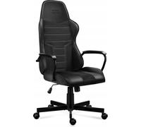 MARK ADLER Boss 4.2 | Chaise de bureau ergonomique Chaise de bureau | Réglable en hauteur Fonction bascule Pivotante | 130 kg de charge | Bureau | Similicuir | Noir