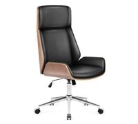 Mark Adler Boss 8 0 Chaise de bureau ergonomique avec cylindre à gaz et roues en caoutchouc PU et mécanisme Tilt Plus Charge maximale 160 kg Noir