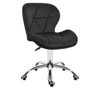 MARK ADLER Future 3.0 Chaise de Bureau Ergonomique, Fauteuil Pivotant 360°, Réglable en Hauteur, Confortable en Velours Respirant, Design Moderne, Capacité 130kg, pour Bureau et Chambre, Noir