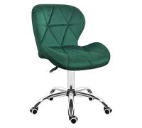 MARK ADLER Future 3.0 Chaise de Bureau Ergonomique, Fauteuil Pivotant 360°, Réglable en Hauteur, Confortable en Velours Respirant, Design Moderne, Capacité 130kg, pour Bureau et Chambre, Vert
