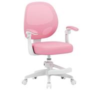 MARK ADLER Junior 3.1 Chaise de Bureau Ergonomique pour Enfants & Adolescents - avec Repose-Pieds - Réglable en Hauteur - Evolutive de 90 à 170 cm - Accoudoirs rabattables 0-90° - Rose
